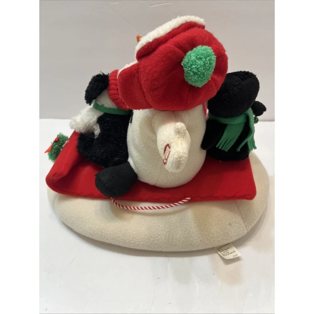 2007 Hallmark Jingle Pals Animated Music SNOW WHAT FUN Snowman Penguin Pup WORKS